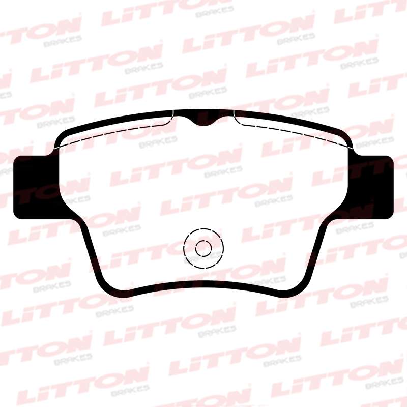 LITTON PASTILLAS FRENO P 207 SW 2006> C4 2004> TRASERA  (POSICION 0864)