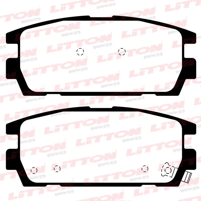 LITTON PASTILLAS FRENO HYUNDAI TERRACAN TRASERA  (POSICION 0850)