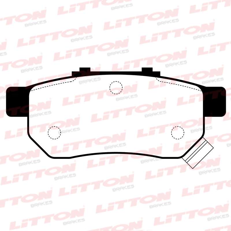 LITTON PASTILLAS FRENO TRAS. HONDA CITY 1.5I / CIVIC V- VI 1.6- 2.0 16V FIT II 1.3- 1.5I 