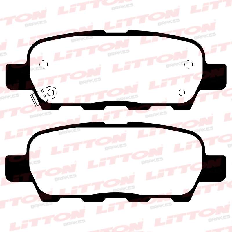 LITTON PASTILLAS FRENO KOLEOS-SENTRA-VERSA-TIIDA TRASERA (POSICION 0940)