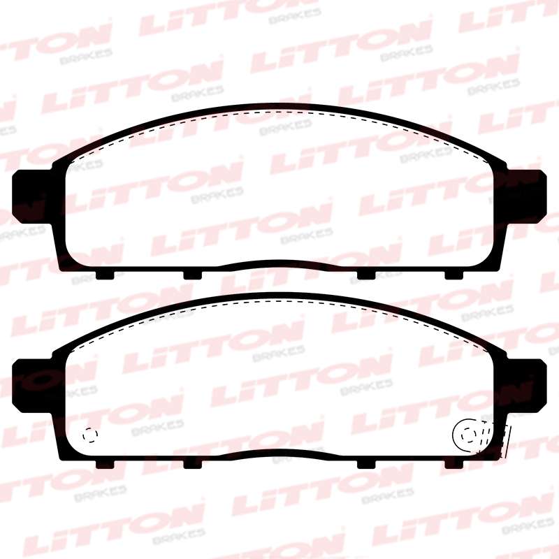 LITTON PASTILLAS FRENO DEL. MITSUBISHI L200 