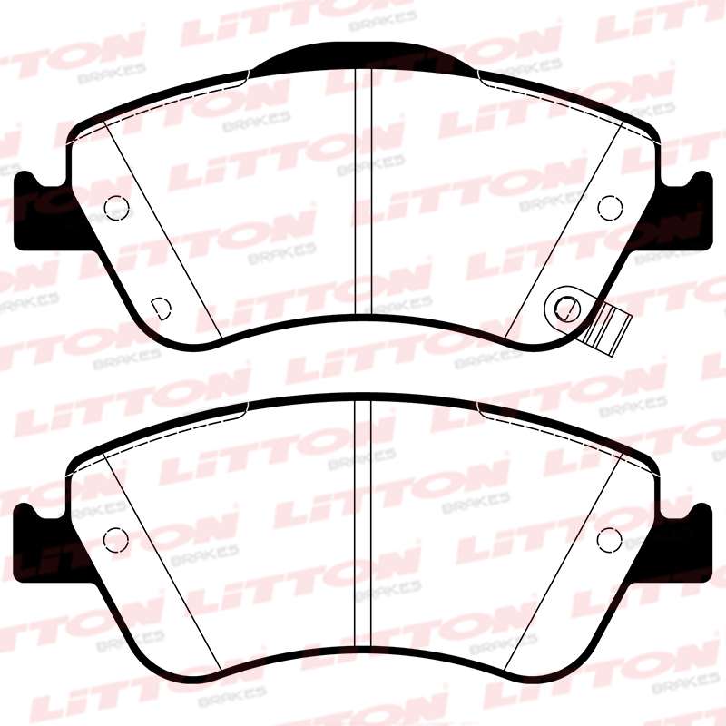 LITTON PASTILLAS FRENO DEL. TOYOTA AURIS 1.4-1.6-1.8 COROLLA 1.8-2.0 