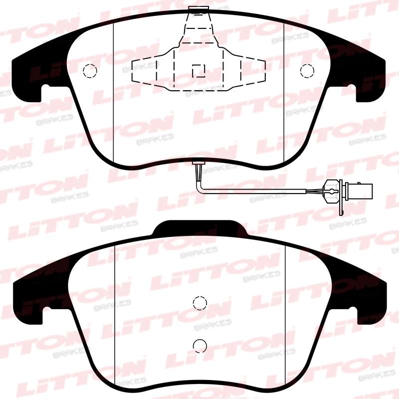 LITTON PASTILLAS FRENO DEL. AUDI A4 1.8 - 2.0 - 3.0 A5 3.2 V6 FSI VW TIGUAN 