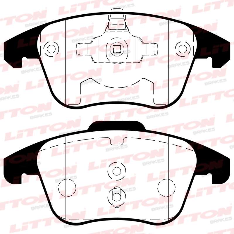 LITTON PASTILLAS FRENO DEL. FORD MONDEO IV S-MAX 1.8-2.0-2.3 TDCi LAND ROVER FREELANDER II 2.2- 3.2 4WD 