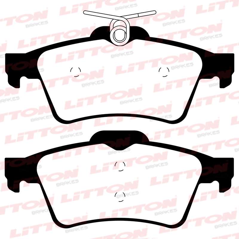 LITTON PASTILLAS FRENO FOCUS II-C-MAX-VOLVO TRASERA