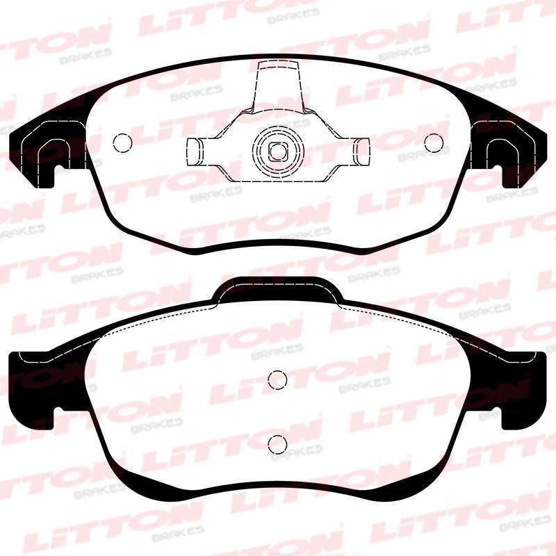 LITTON PASTILLAS FRENO DEL. CITROEN BERLINGO II 1.6 16V HDI COMBI C4 GRAND PICASSO PEUGEOT 5008 PARTNER 