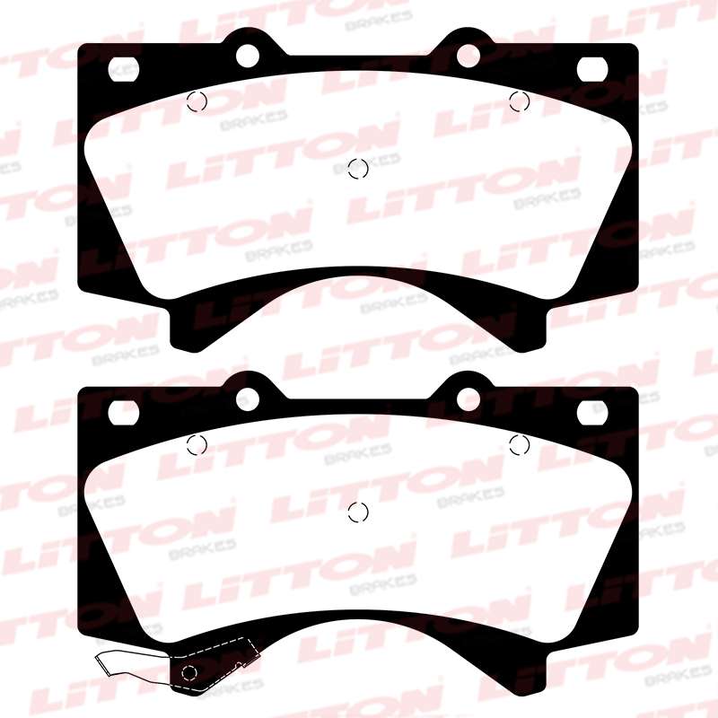 LITTON PASTILLAS FRENO DEL. TOYOTA HILUX VII 2.5- 3.0 4WD LAND CRUISER IX 4.0- 4.5- 4.7- 5.7 V8 4WD 