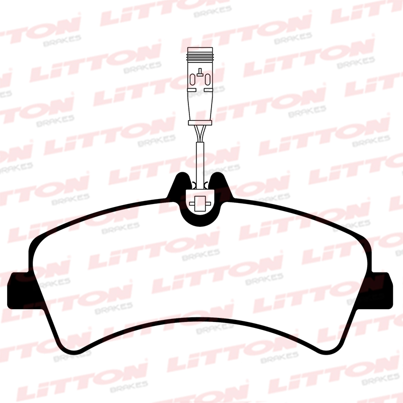 LITTON PASTILLAS FRENO MB SPRINTER 515 06> TRAS ULTRA PAD (PD/664-A FRASLE) (POSICION 1074)