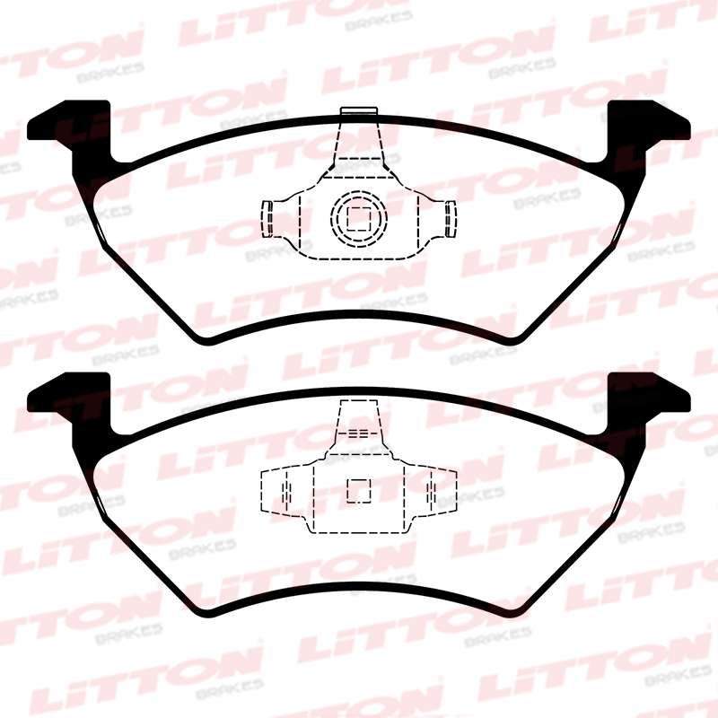 LITTON PASTILLAS FRENO DEL. FORD ESCAPE MAZDA TRIBUTE VW GOL -GOL TREND PARATI SAVEIRO VOYAGE 1.0- 1.6 UP