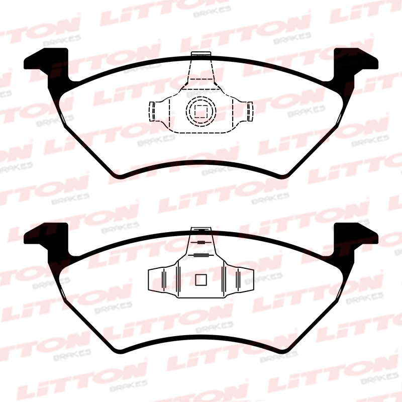 LITTON PASTILLAS FRENO DEL. VW UP 1.0 MPI 14/