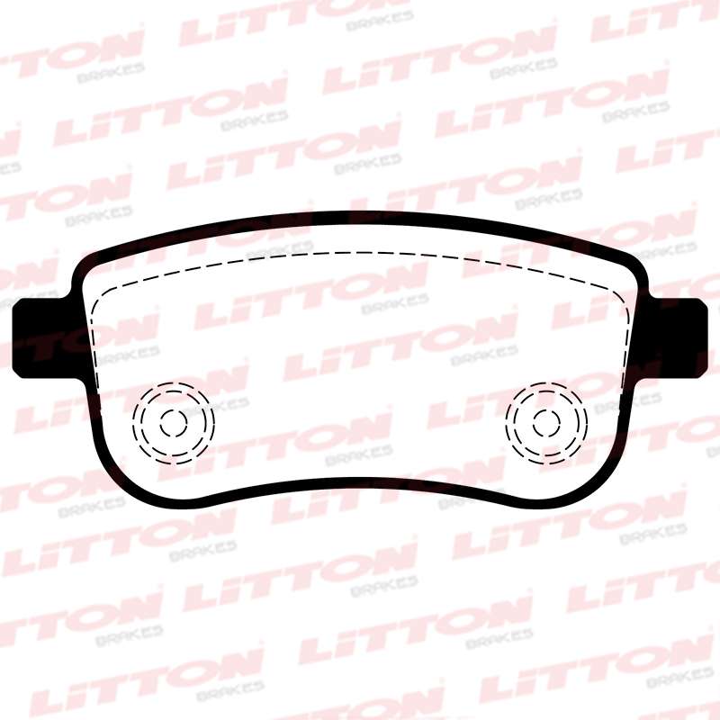 LITTON PASTILLAS FRENO TRAS. RENAULT FLUENCE GRAND SCENIC III 1.5 DCI- 1.6 16V MEGANE III 1.4- 1.5- 1.6- 1.9- 2.0 16V SCENIC III 10/