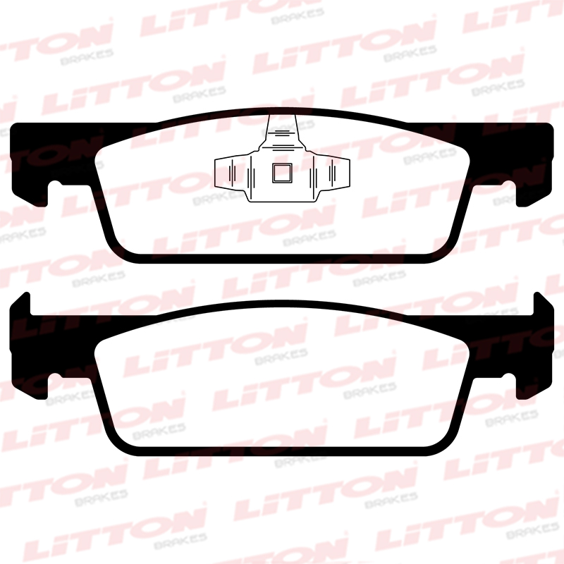LITTON PASTILLAS FRENO DEL. RENAULT CLIO IV GRANDTOUR LOGAN MCV 1.2 - 1.5 dCi (ANCLAJE GRANDE) SANDERO II 1.2- 1.5 DCI SYMBOL 1.4 - 1.6 dCi 12/