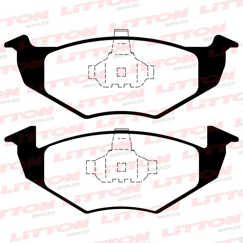 LITTON PASTILLAS FRENO DEL. VW GOL /GOL TREND PARATI SAVEIRO VOYAGE 1.0 - 1.6 