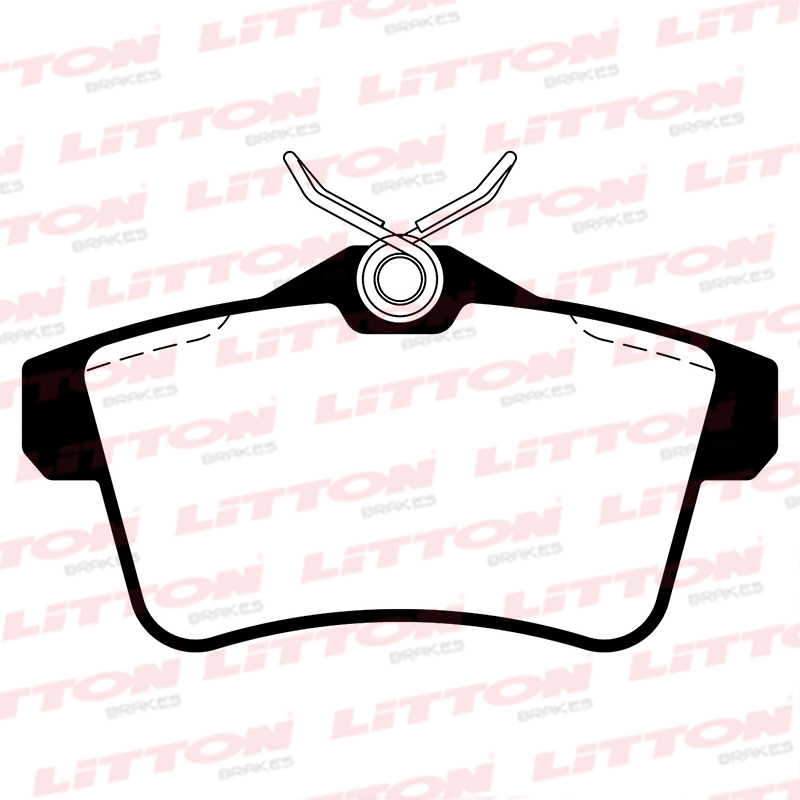 LITTON PASTILLAS FRENO SCIROCCO - P 508 - C 4 GRAND PICASSO  /TRASERA (PD/1445 FRASLE) (POSICION 1043)