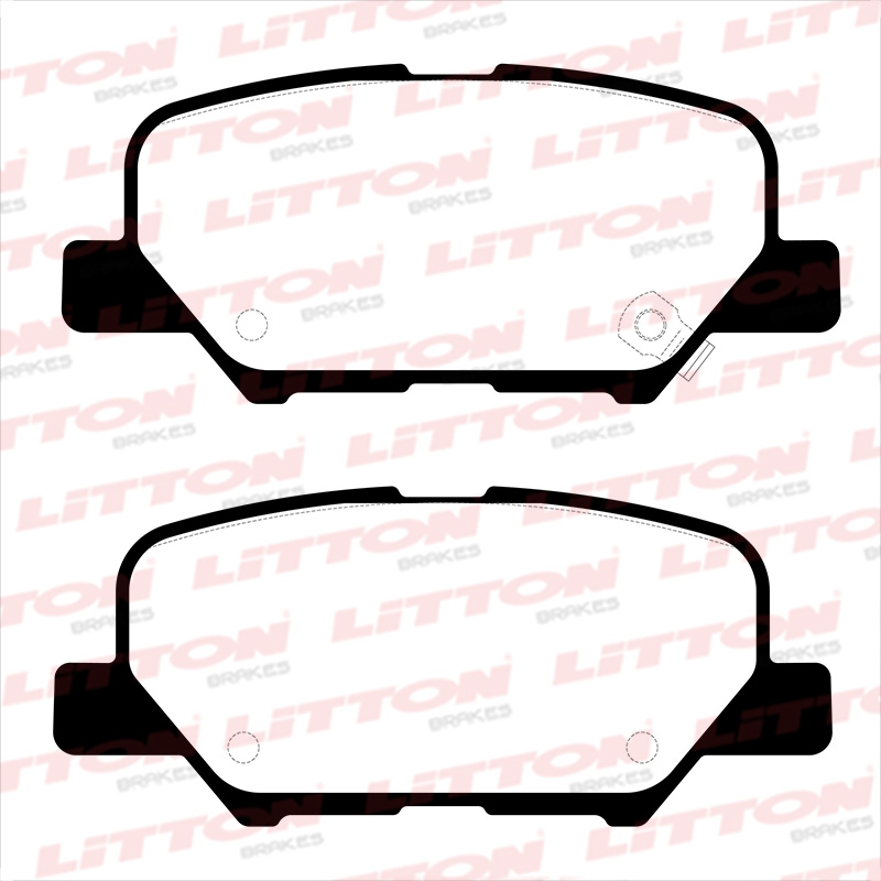 LITTON PASTILLAS FRENO TRAS. CITROEN C4 MAZDA 6 III ATENZA 1.6- 2.0- 2.5 MITSUBISHI OUTLANDER 2.0 - 3.0 PEUGEOT 4008 1.8- 2.0 HDI 12/