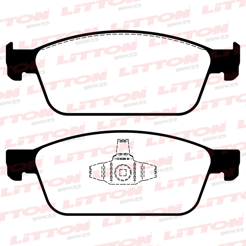 LITTON PASTILLAS FRENO DEL. FORD FOCUS III 2.0 ST KUGA 1.6- 2.0 TDCI 4WD COURIER 1.0- 1.5- 1.6 TDCI TRANSIT VI 2.2 TDCI