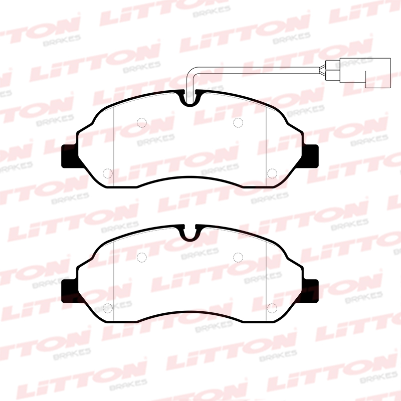 LITTON PASTILLAS FRENO DEL. FORD TRANSIT 14/
