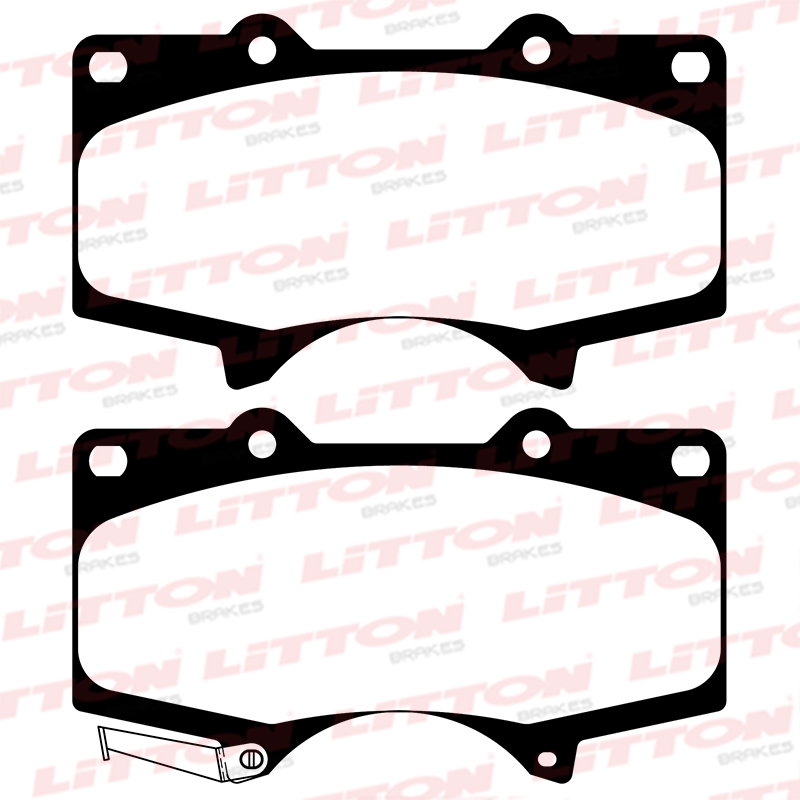 LITTON PASTILLAS FRENO TOYOTA HILUX 2016>  (POSICION 0000)