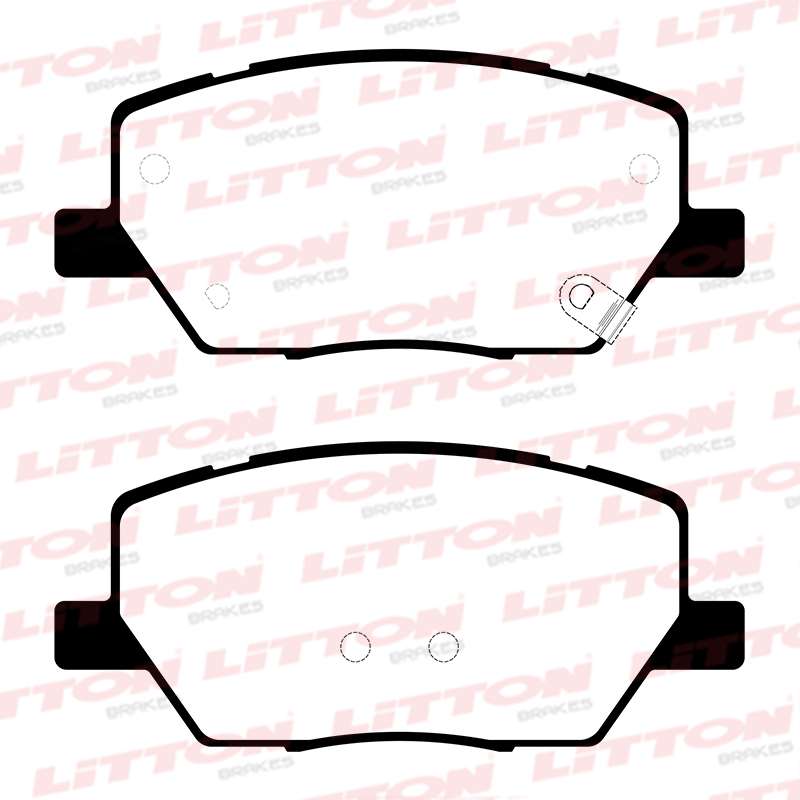LITTON PASTILLAS FRENO DEL. FIAT 500X 1.4-1.6-2.0-2.4D MULTIJET TORO 1.8-2.0D- 2.4 JEEP COMPASS LIMITED 2.0 4X2 RENEGADE 1.4-1.6-1.8-2.0 16V CRD 14/22 DODGE RAM RAMPAGE 2.0 - 2.2 25/