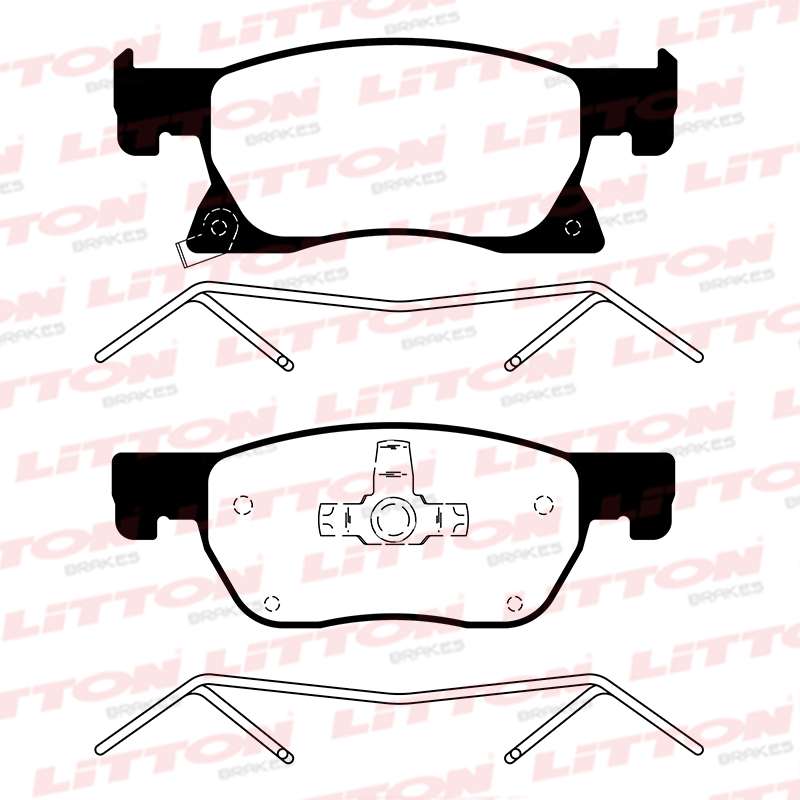 LITTON PASTILLAS FRENO DEL. CHEVROLET ASTRA K 1.0- 1.4- 1.6 TURBO CRUZE 5 1.4 TURBO LT - LTZ 17/
