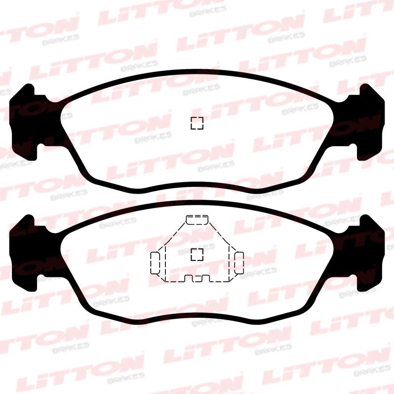 LITTON PASTILLAS FRENO DEL. CHEVROLET AGILE 1.4 ASTRA 1.6 1.7 1.8 CLASSIC CORSA TIGRA - 1.4 1.6 SUZUKI FUN 1.4 