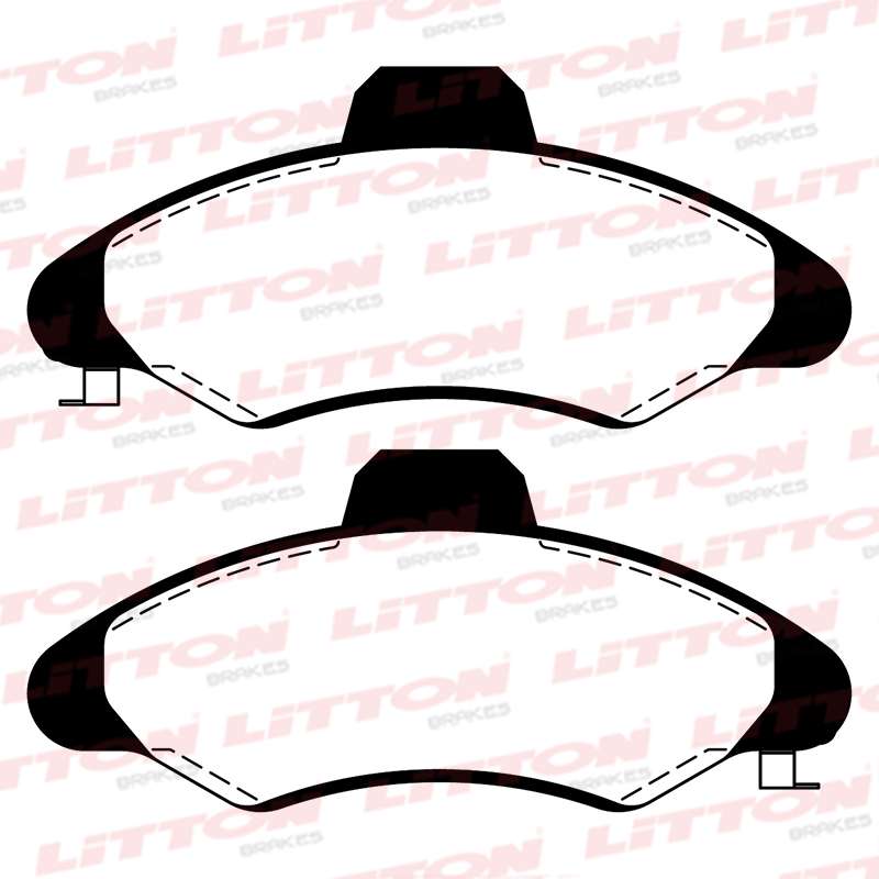 LITTON PASTILLAS FRENO DEL. FORD ESCORT VERONA 1.6 - 1.8 VW LOGUS 1.6 - 1.8 POINTER 1.8 - 2.0  