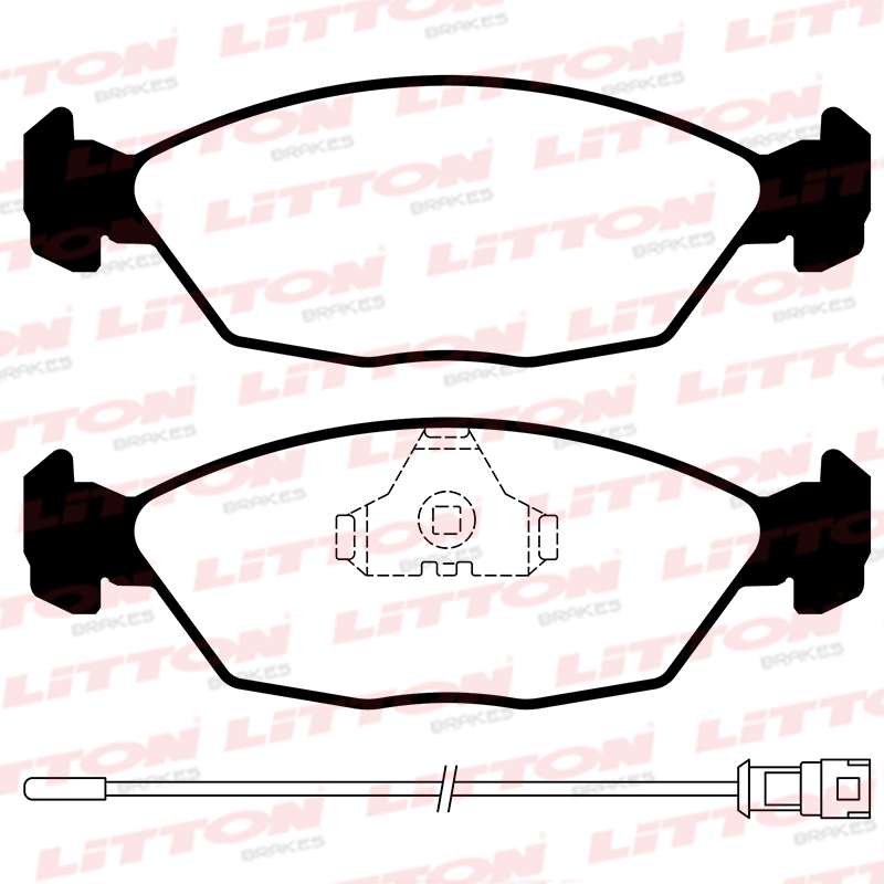 LITTON PASTILLAS FRENO DEL. FORD GALAXY 2.3I ROYALE VERSAILLES VW GOL 2.0 GTI 16V PARATI 1.8- 2.0 POINTER GTI QUANTUM SANTANA 1.8 - 2.0 SAVEIRO 2.0 