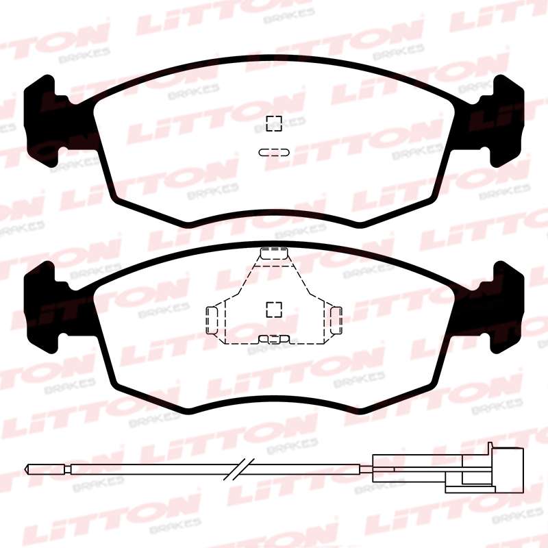 LITTON PASTILLAS FRENO TEMPRA 16V 8V 1.8 PALIO WEEKEND ALFA ROMEO 145