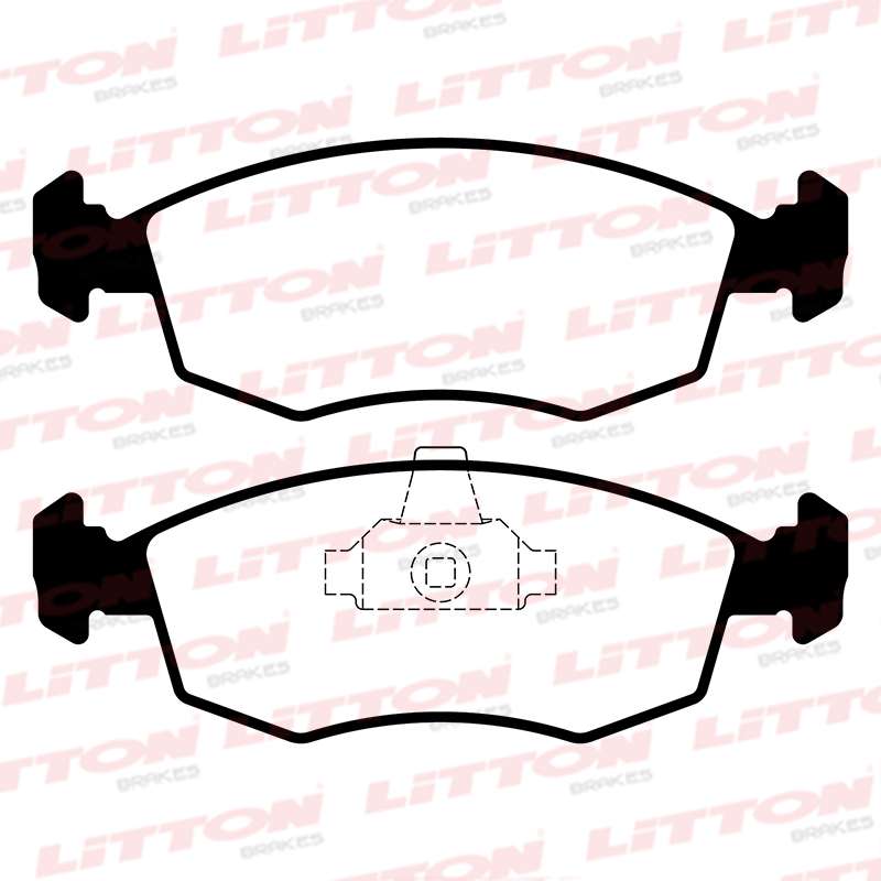 LITTON PASTILLAS FRENO DEL. FIAT IDEA 1.4 - 1.8 PALIO 1.4 - 1.6 - 1.8 PUNTO 1.4 - 1.8 STRADA 1.2 I - 1.7 TD 
