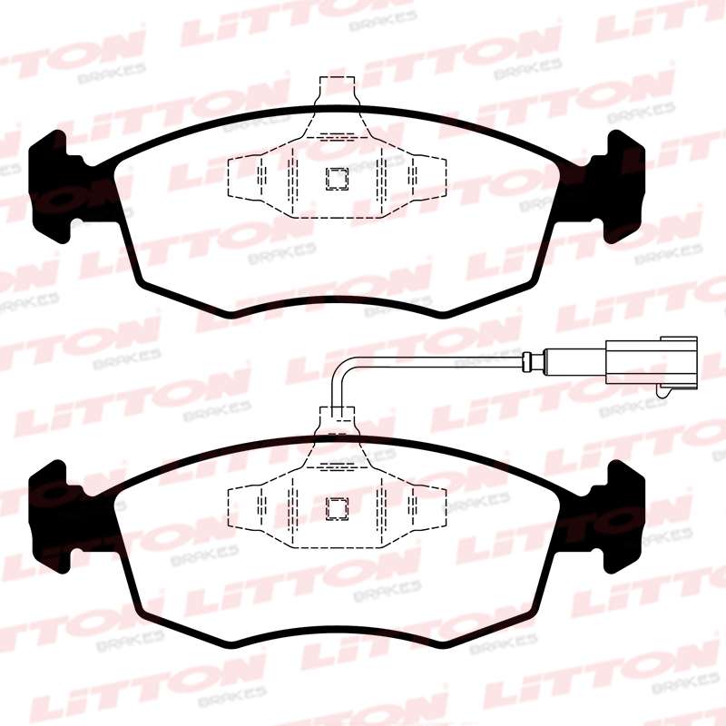 LITTON PASTILLAS FRENO STILO 1.8 8V 2010> DUALOGIC  (POSICION 1058)