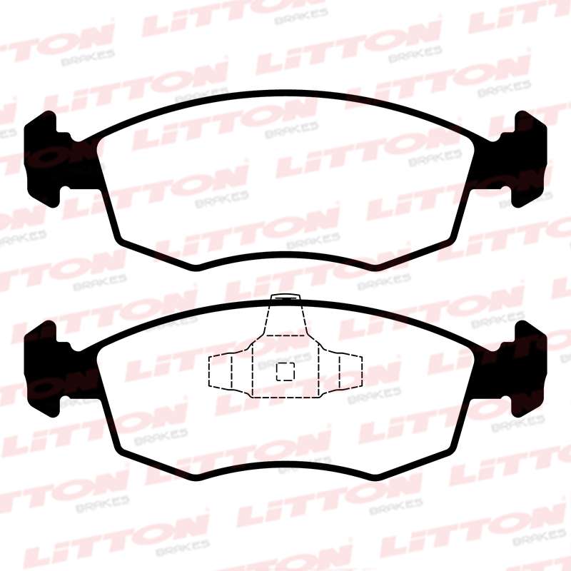 LITTON PASTILLAS FRENO PALIO 2011 - SIENA-PUNTO- FIAT 500  /IDEA 1.4-1.8 05/09 - GRAND SIENA-DOBLO 09 (PD/88 FRASLE) (POSICION 1057)