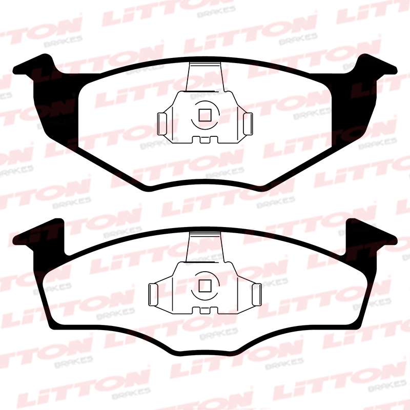 LITTON PASTILLAS FRENO POLO - VOYAGE-TREND-FOX- GOLF -SEAT  /DISCO SOLIDO (PD/367 FRASLE) (POSICION 0370)