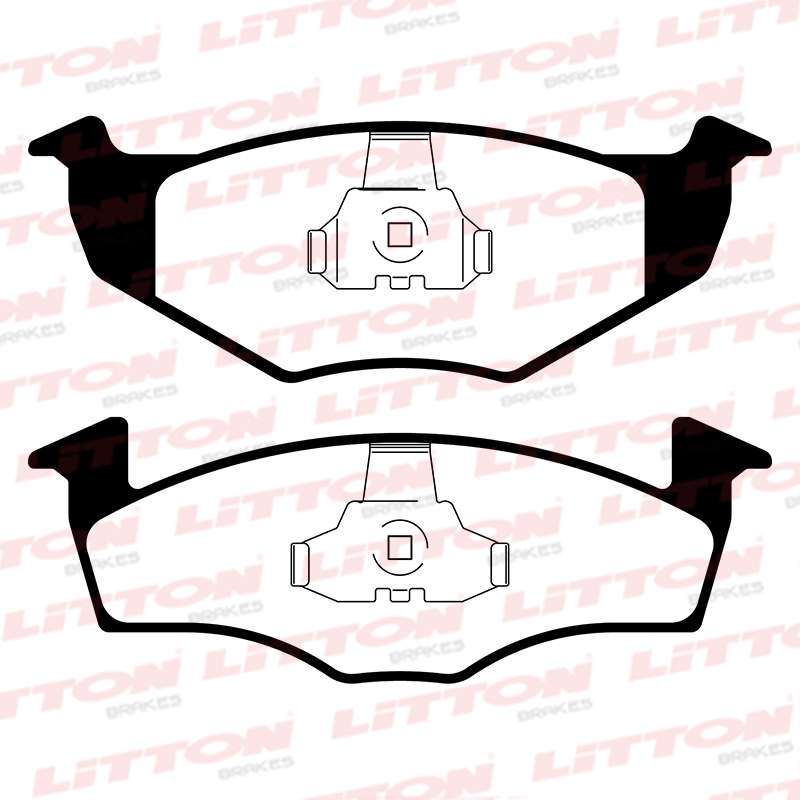LITTON PASTILLAS FRENO POLO - SEAT-JETTA- DISCO VENTILADO (PD/368 FRASLE) (POSICION 0455)