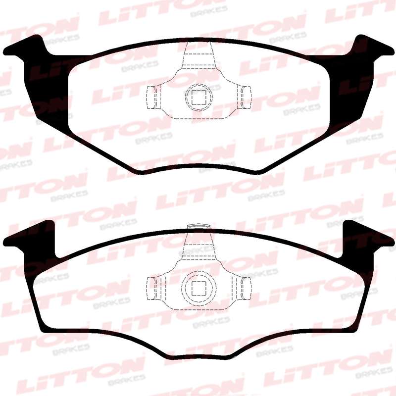 LITTON PASTILLAS FRENO DEL. SEAT AROSA CORDOBA IBIZA II - III VW FOX 1.0 - 1.6 DISCO SOLIDO GOLF III POLO 1.7