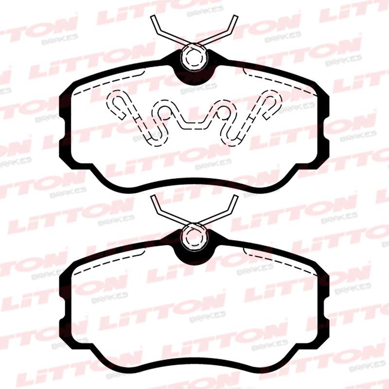 LITTON PASTILLAS FRENO DEL. FORD GALAXY ROYALE VW GOL PARATI / QUANTUM SANTANA 1.8 - 2.0 SAVEIRO 