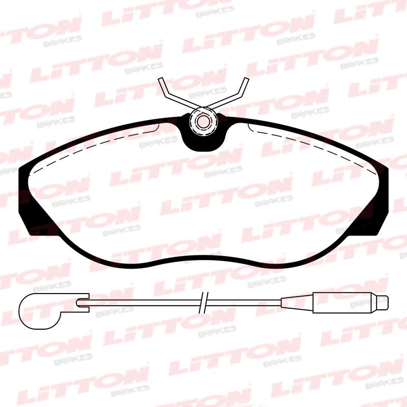 LITTON PASTILLAS FRENO DEL. CITROEN JUMPER 1.9 - 2.0 - 2.5 FIAT DUCATO PEUGEOT BOXER 1.9D -2.5 TD BOXER BUS-VAN
