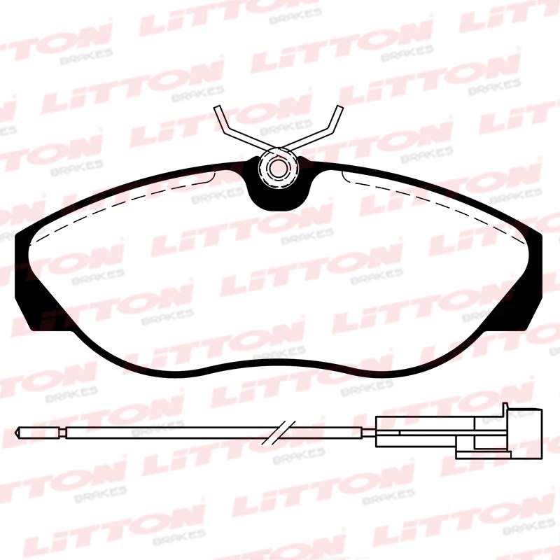 LITTON PASTILLAS FRENO DEL. CITROEN JUMPER 1.9 - 2.5 FIAT DUCATO 2.5 PEUGEOT BOXER 1.9D - 2.5 TD