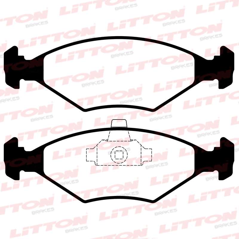 LITTON PASTILLAS FRENO DEL. FIAT PALIO SEDAN-WEEKEND 1.2 SIENA STRADA 1.4 MPI 8V - ADVENTURE 1.7 TD 