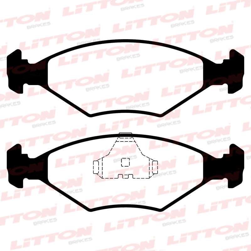 LITTON PASTILLAS FRENO DEL. VW GOL 1.0 - 1.6 - 1.8- 1.9 PARATI 1.0 16V - 1.6 - 1.8 - 2.0 SAVEIRO 1.6 - 1.8 - 2.0 96/13