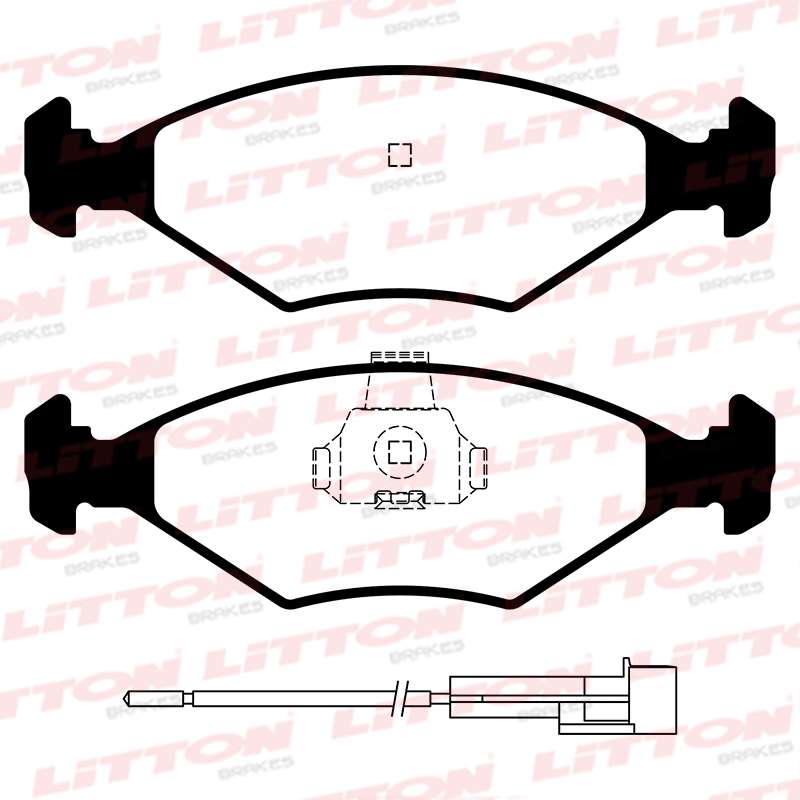 LITTON PASTILLAS FRENO PALIO - SIENA 1.7D 96>  (POSICION 3025)