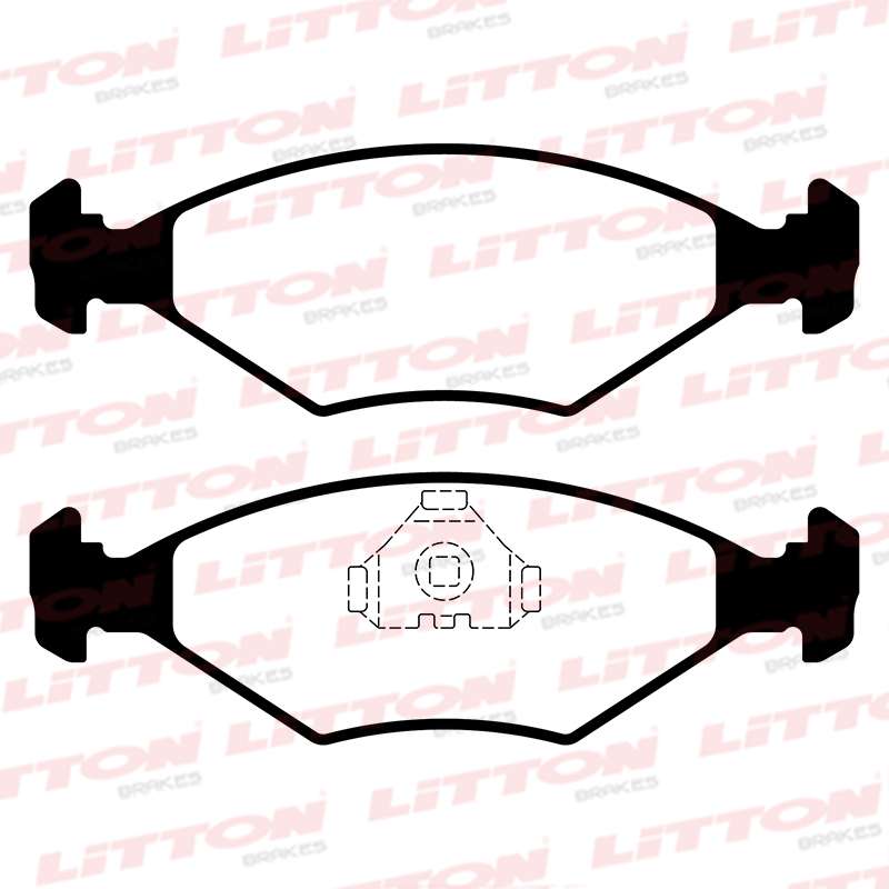 LITTON PASTILLAS FRENO DEL. FIAT FIORINO 750 KG 92/ TIPO 1.6 93/97 - UNO 1.0 WAY 08/