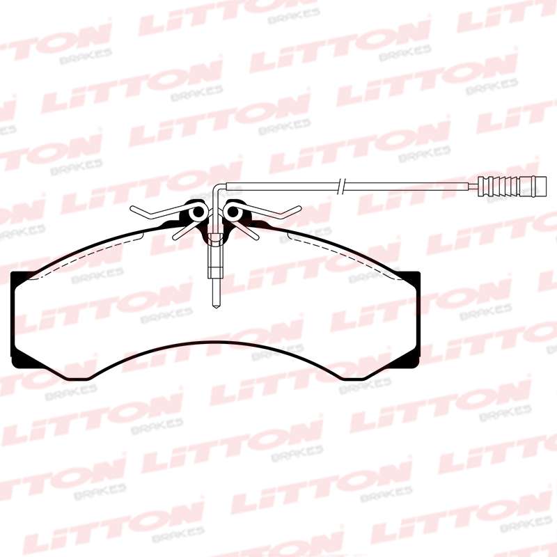 LITTON PASTILLAS FRENO M-BENZ SPRINTER - VW LT 46 (PD/111-A FRASLE) (POSICION 0377)