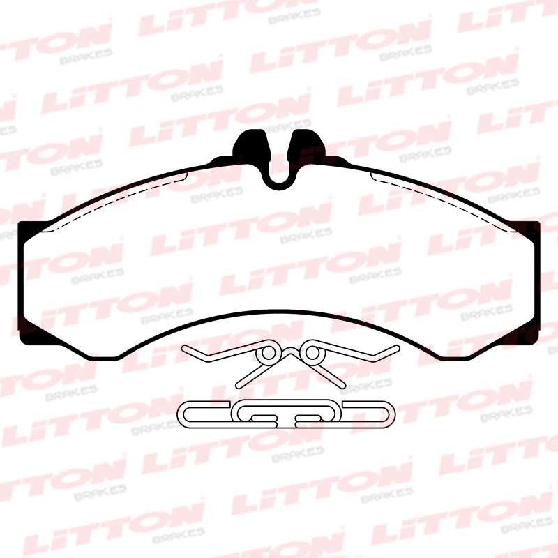 LITTON PASTILLAS FRENO M-BENZ SPRINTER 96>VW LT 46 DEL/TRAS (PD/111 FRASLE) (POSICION 377B)