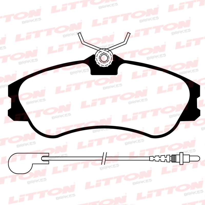 LITTON PASTILLAS FRENO DEL. CITROEN BERLINGO 1.1I-1.4-1.6-1.8-1.9-2.0 PICASSO - XSARA 97/04 PEUGEOT 306 1.8 - 2.0 BREAK 98/ 306 II BERLINA-SEDAN-BREAK-CABRIOLET 97/00 PARTNER MPV-BUS 1.1  - 1.4 - 1.6 - 1.8 - 2.0 96/