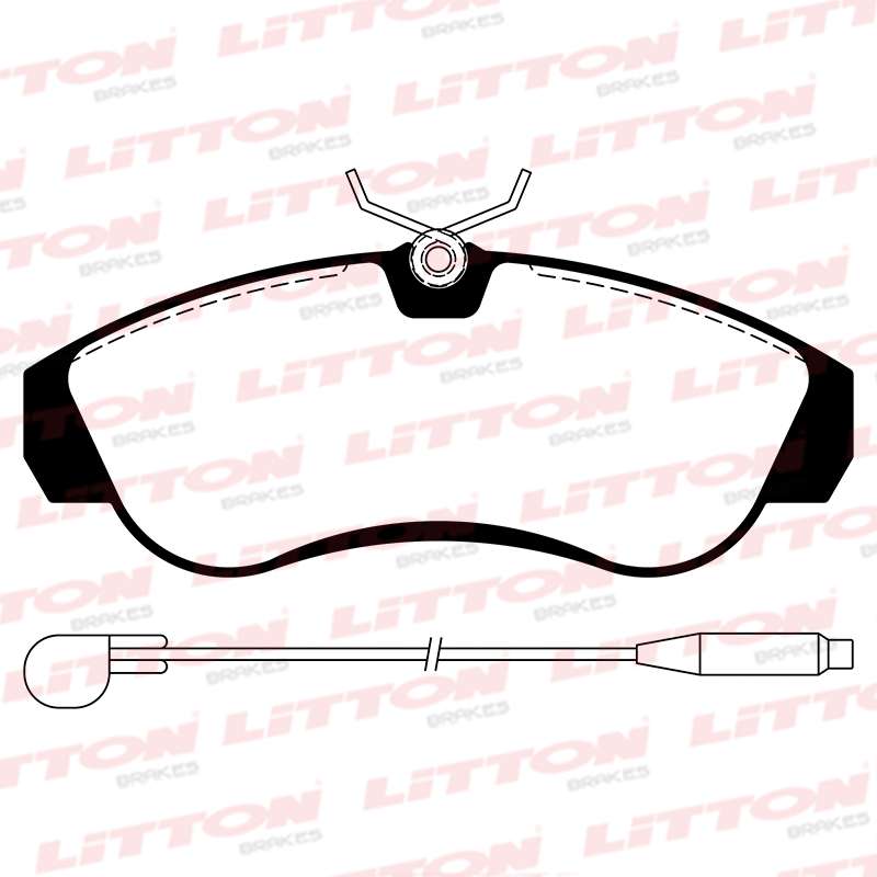 LITTON PASTILLAS FRENO DEL. CITROEN JUMPER 2.0 I - 2.5 D- TD DTI - 2.8 DHI FIAT DUCATO 2.5 - 2.8 PEUGEOT BOXER 2.5 TD SERIE 1800 - BOXER BUS-VAN-FLATBED-CHASSIS 02/