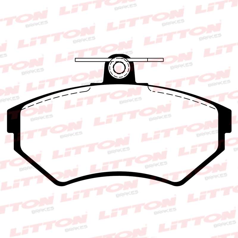 LITTON PASTILLAS FRENO DEL. AUDI 80 A4 1.8 CABRIOLET 91/00 SEAT CORDOBA TOLEDO 1.8 16V - 2.0 GTI IBIZA CUPRA 1.8- 2.0 16V INCA VW CADDY II GOLF III SEDAN PASSAT VENTO 