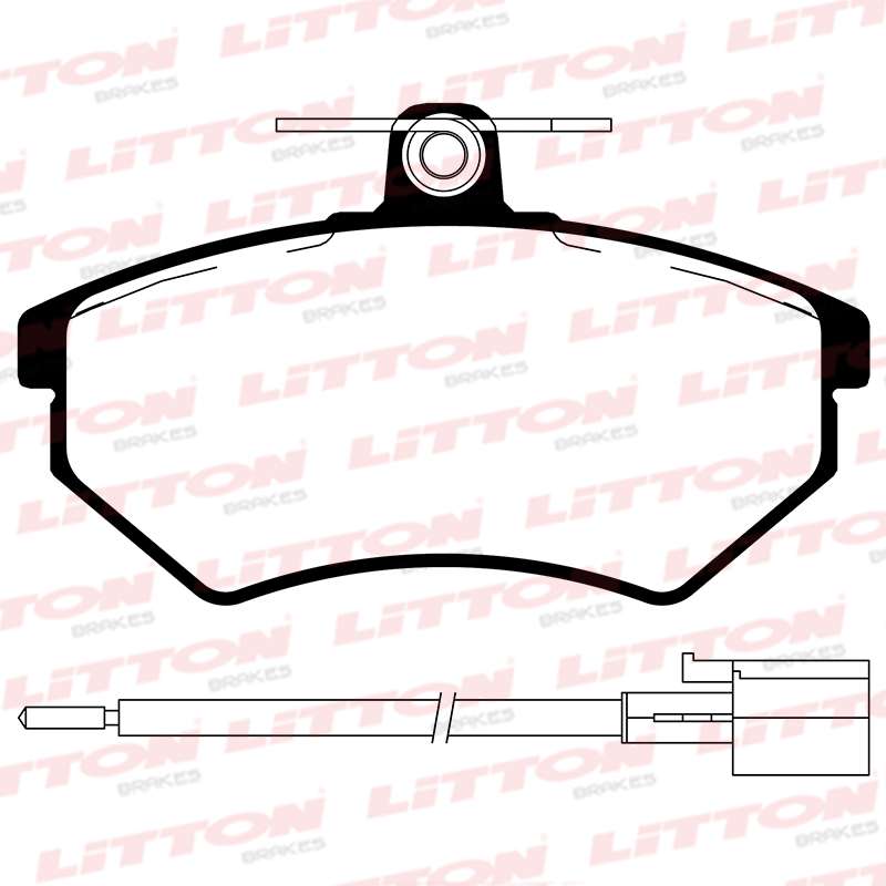 LITTON PASTILLAS FRENO DEL. AUDI 80 CHERY TIGGO 2.0 16V A5 VW GOLF 1.8 GT - 1.9TD 