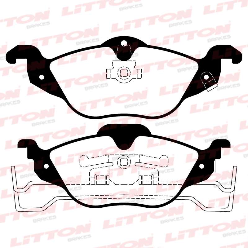 LITTON PASTILLAS FRENO ASTRA 2.0 8V 98/99 RODADO 14'' (PD/57 FRASLE)