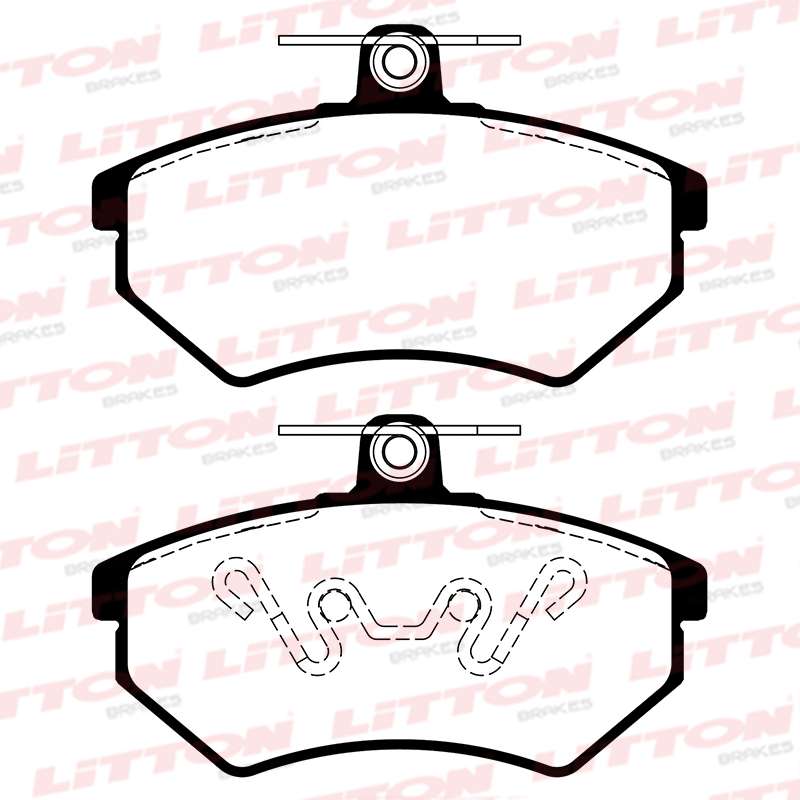 LITTON PASTILLAS FRENO POLO - CADDY-IBIZA-CORDOBA (PD/329 FRASLE) (POSICION 0528)