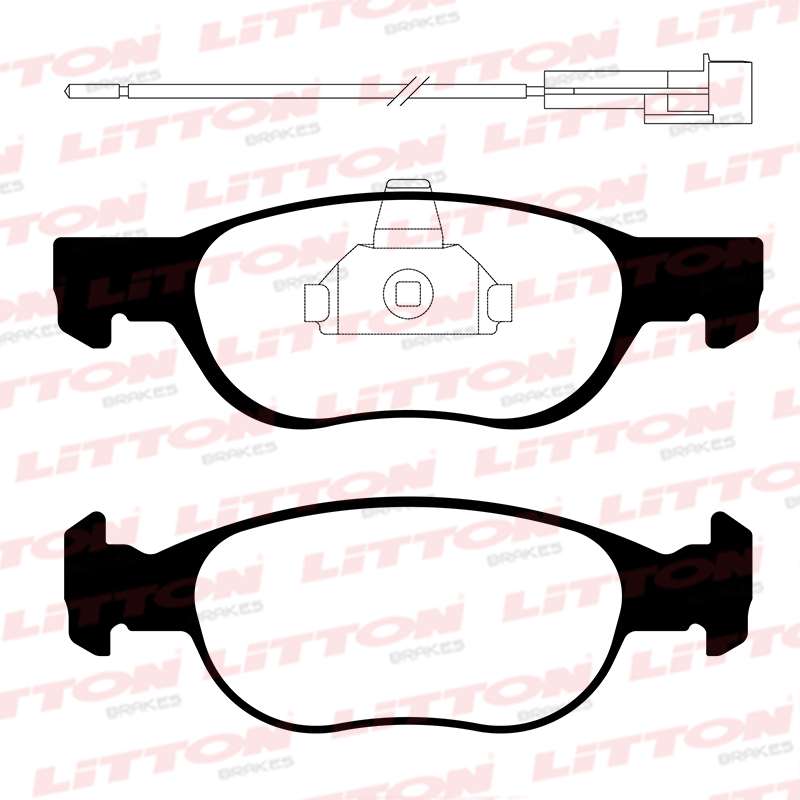 LITTON PASTILLAS FRENO DEL. ALFA ROMEO 145 146 FIAT BARCHETTA BRAVA 1.6 - 1.8 BRAVO 1.8 16V GT- 1.9TD MAREA SX 1.6 16V 